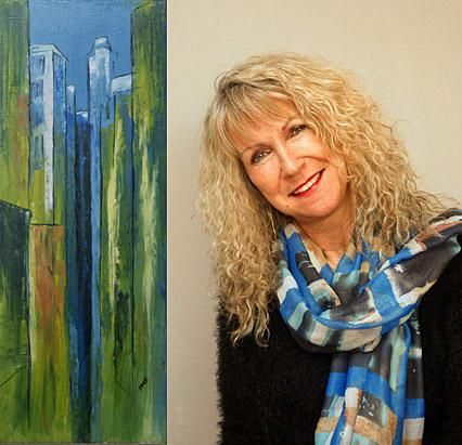 La peintre Anne-Marie Gibelin