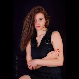 Pose studio avec Lucille