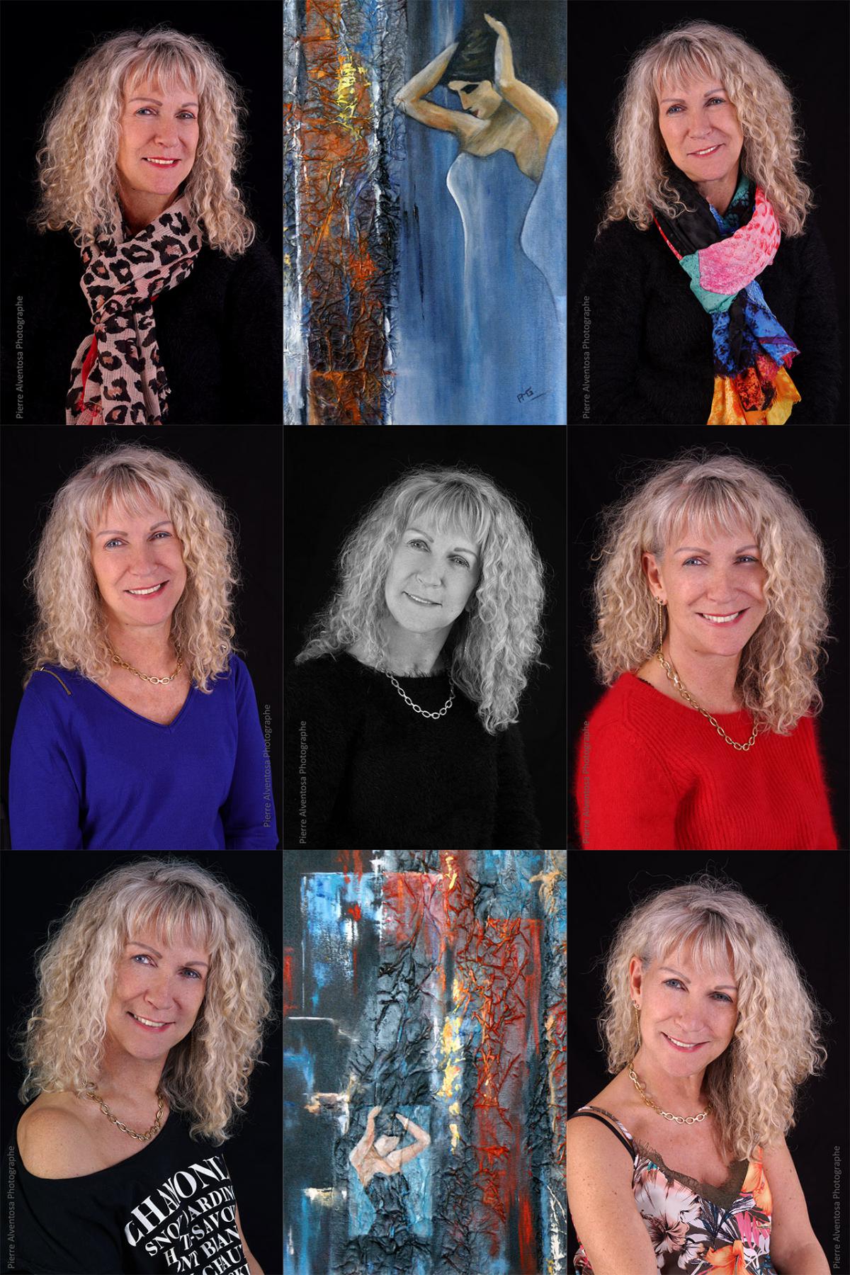 Book professionnel - Anne-Marie Artiste Peintre