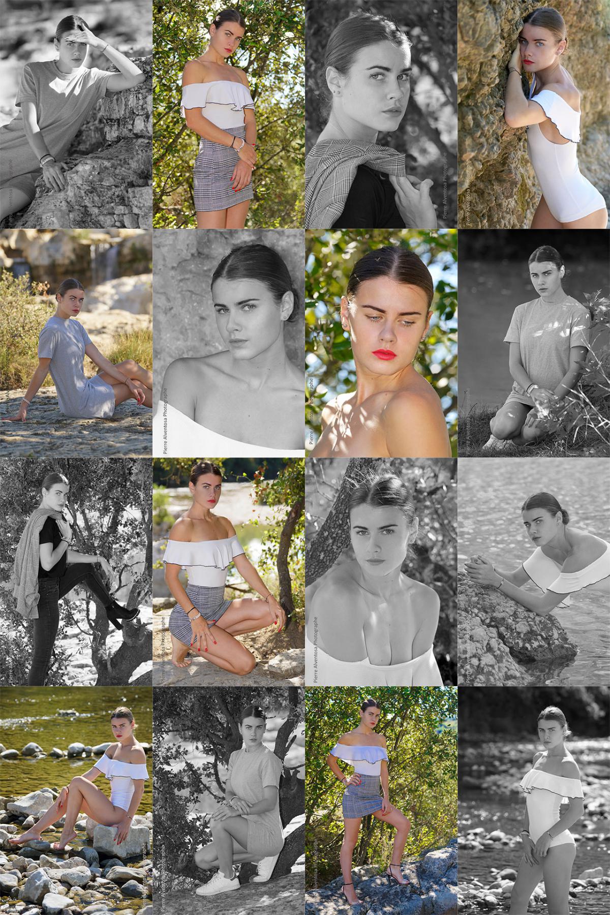 Double book modèle débutante Emma - 2 shooting en extérieurs (3/3)