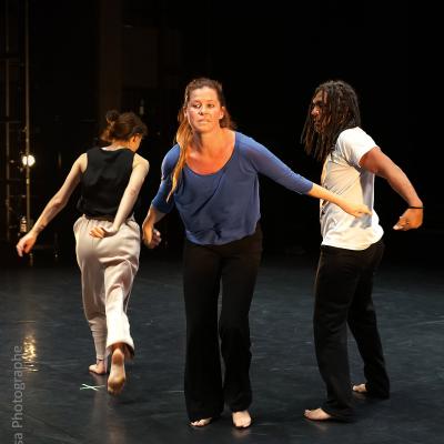 Nadja Laura et Franck au Seoul Improvisation Dance Festival