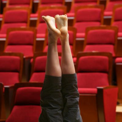 Exercice de concentration au Seoul Improvisation Dance Festival