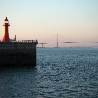 Jetée du port de commerce d'Incheon