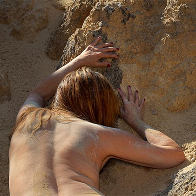 Séance n° 7 - Sept 2020 Painting nu - Cirque de Mourèze