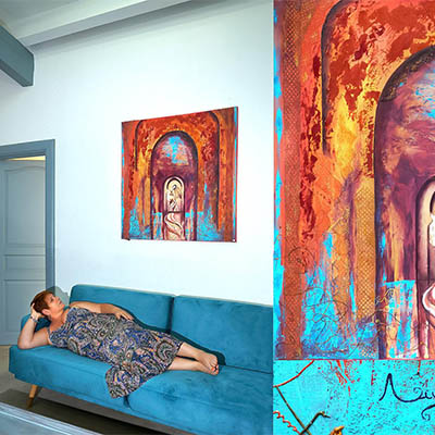 Découverte de l'atelier et des oeuvres