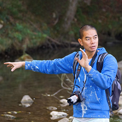 Philippe VU - Tournage de Abeoji - la danse des Ancêtres - Création NAM Young_ho