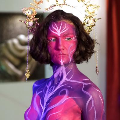 Dance et peinture médecine - Virginie Rassart et Anaïs