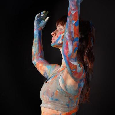 Dance-painting - Madjin et Léa