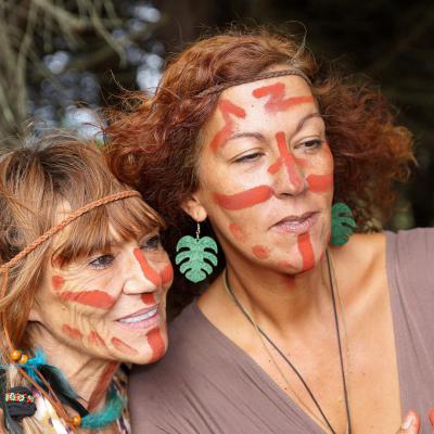 Aurélie et Céline - Autopainting