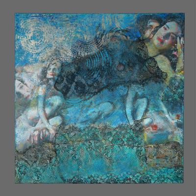 Lilia fait sa révolution [ 80 x 80 cm ] Oeuvre en cours de finition