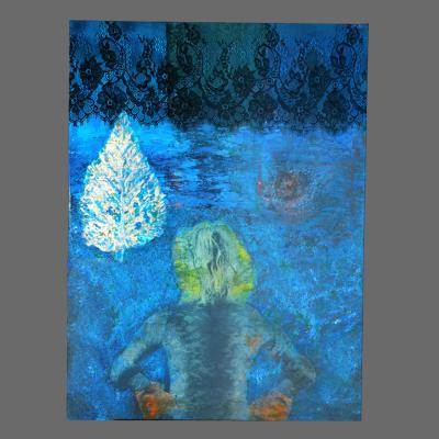 Laurence [ 60 x 80 cm ] Oeuvre en cours d finition